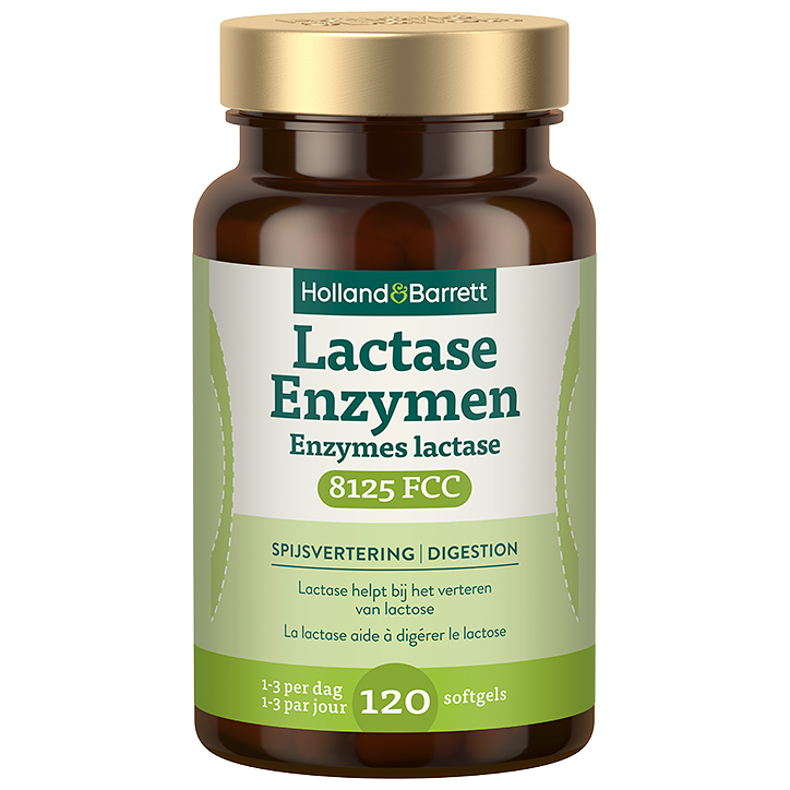 Holland & Barrett Lactase Enzymen 8125 FCC - 120 capsules image 1