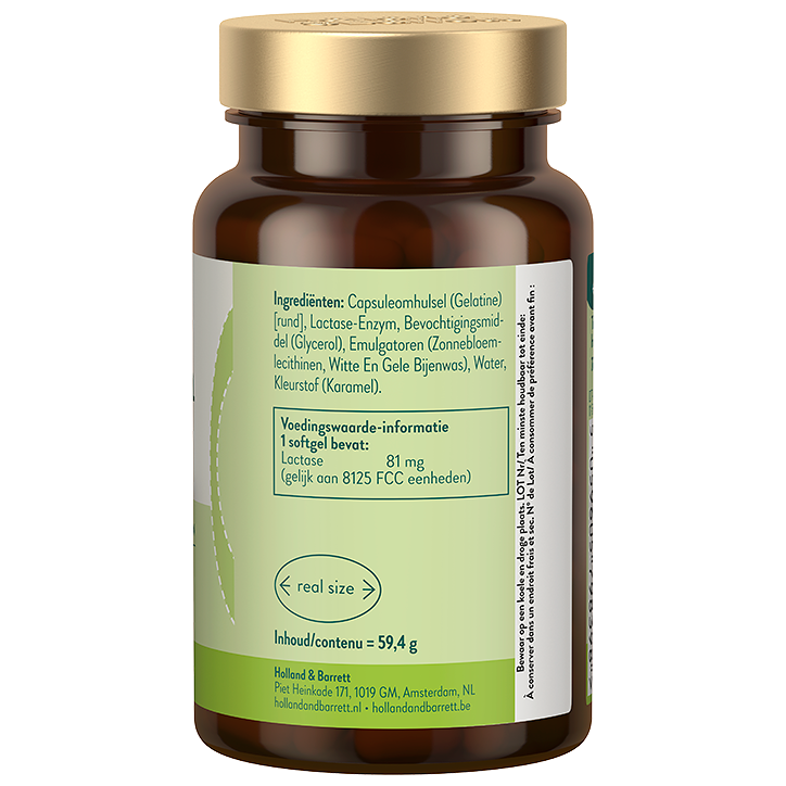 Holland & Barrett Lactase Enzymen 8125 FCC - 120 capsules image 2