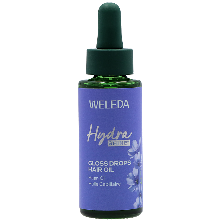 2e product 50% korting | Weleda Hydra Shine Gloss Drops Haarolie - 30ml