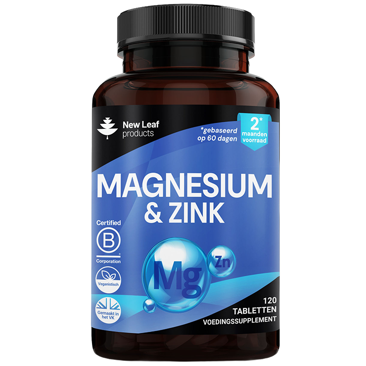 New Leaf Magnesium & Zinc Tablets - 120 tabs