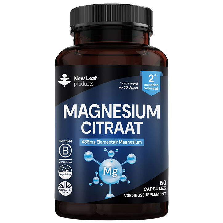 New Leaf Products Magnesium Citraat - 60 capsules