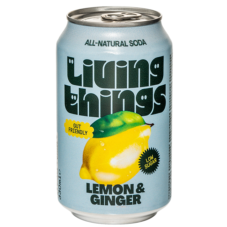 Living Things Lemon & Ginger - 330ml