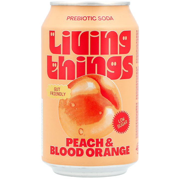 Living Things Peach & Blood Orange - 330ml