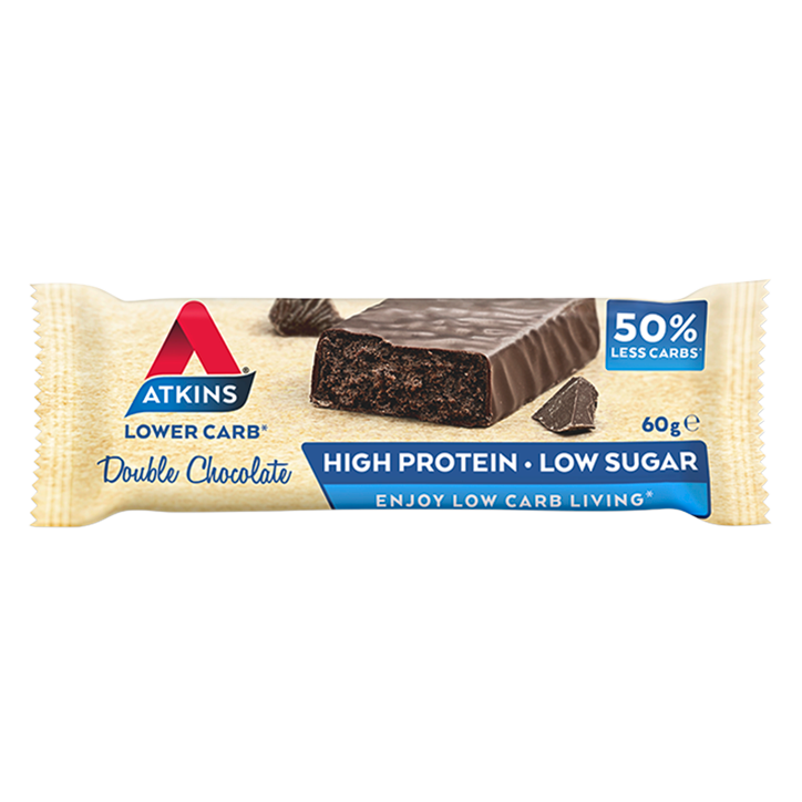 Atkins Barre Double Chocolate 60 g