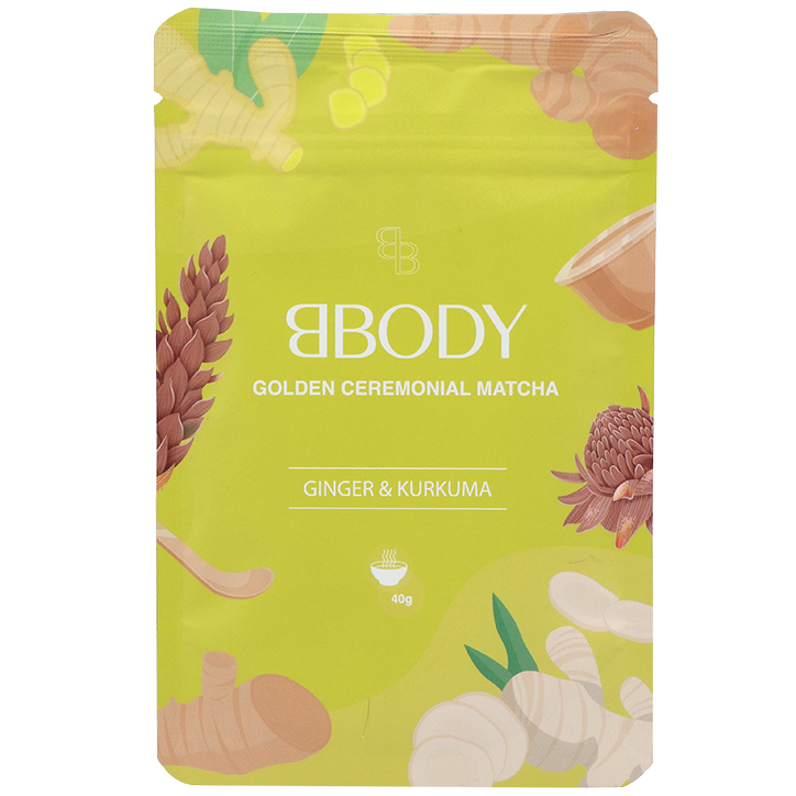 BBODY Golden Ceremonial Matcha Gember & Kurkuma - 40g
