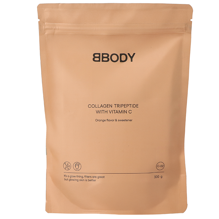 BBODY Tripeptide Collageen + Vitamine C Orange - 300g