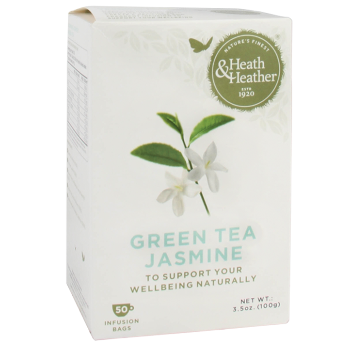 Heath & Heather Green Tea & Jasmine (50 Theezakjes) image 1