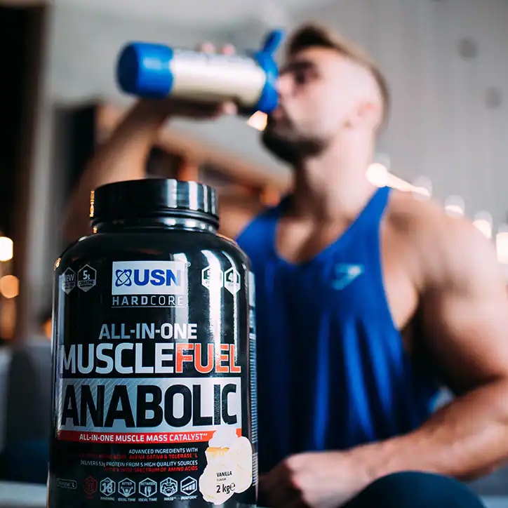 USN Muscle Fuel Anabolic All-In-One Shake Vanilla 4kg image 2