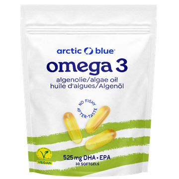 Arctic Blue Omega 3 Algenolie 525 mg DHA + EPA - 30 softgels - 30 stuks