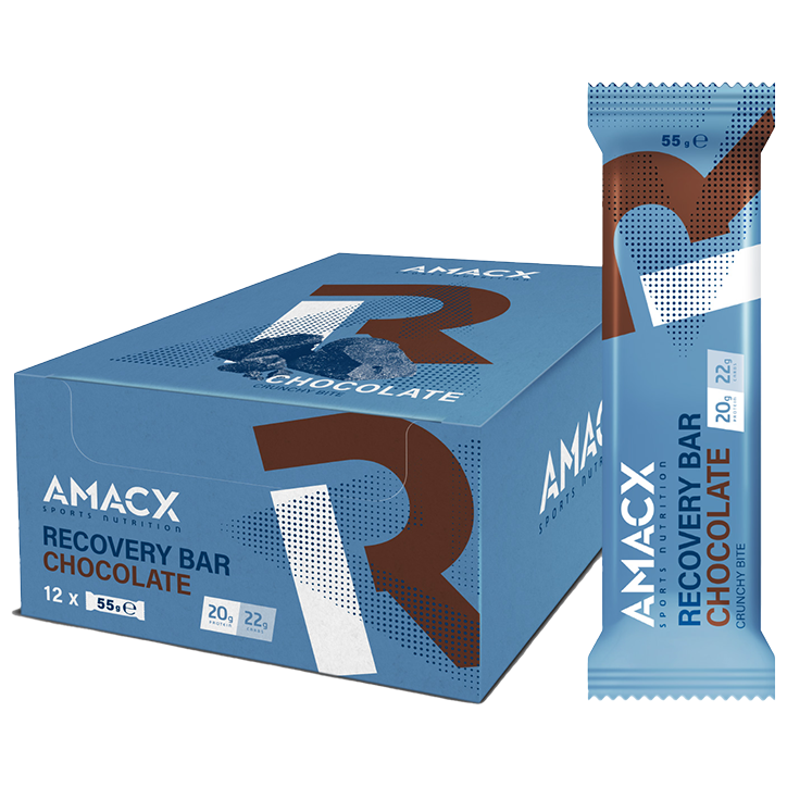 2e product 50% korting | Amacx Recovery Bar Chocolate - 12x55g