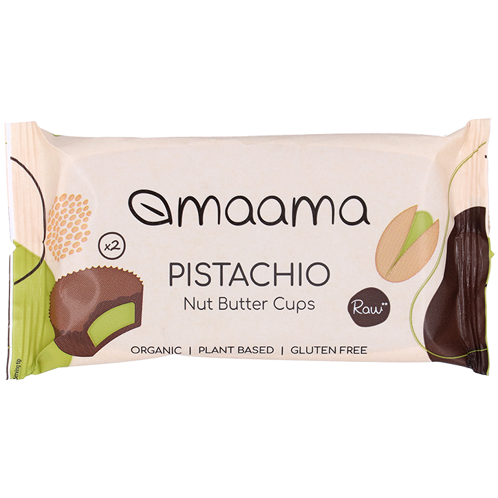 maama Pistachio Nut Butter Cups - 2x12g