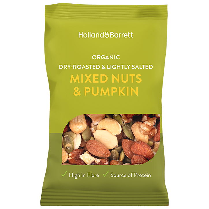 Holland & Barrett Notenmix Walnoot, Amandel, Cashew & Pompoenpit BIO - 35g