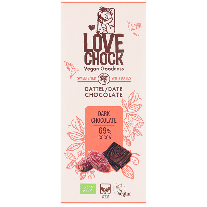 Lovechock Date Chocolate Dark 69% - 70g