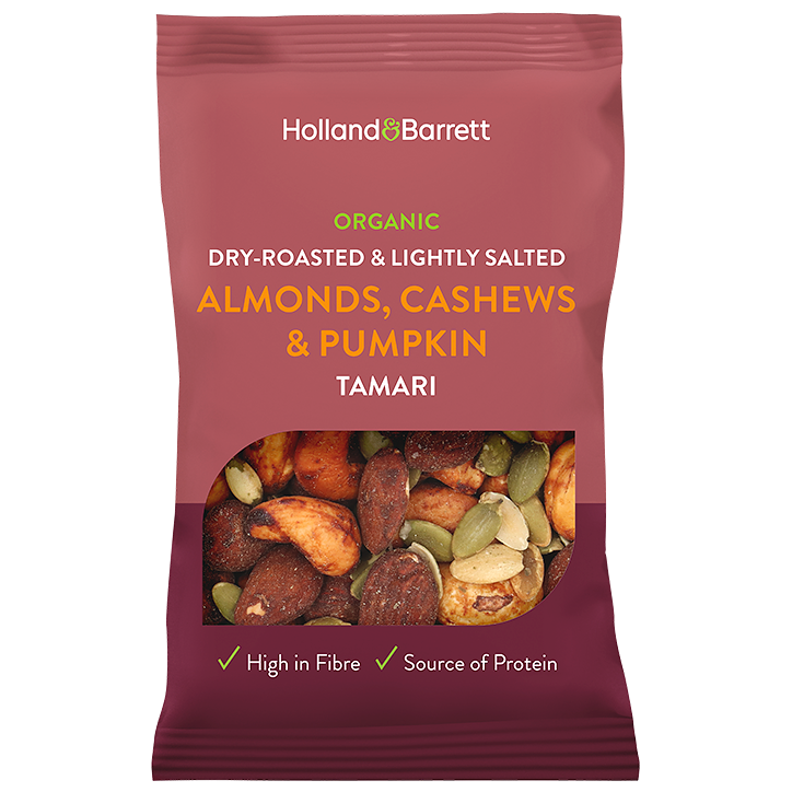 Holland & Barrett Notenmix Amandel, Cashew & Pompoenpit Tamari BIO - 35g