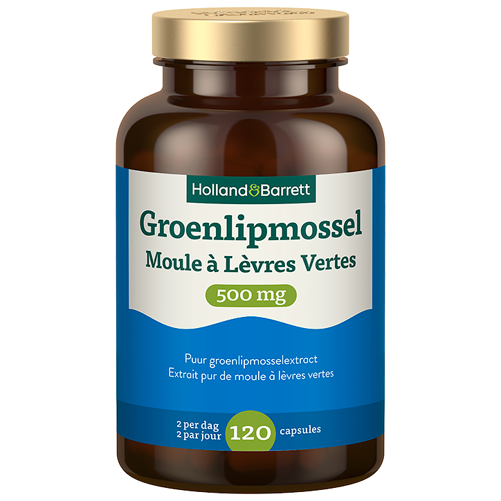 Holland & Barrett Groenlipmossel 500 mg - 120 capsules
