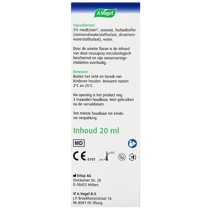 A.Vogel Neusspray Bijholteontsteking - 20 ml image 3