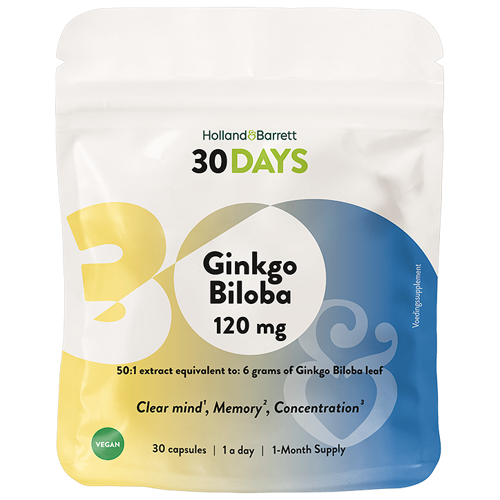 Holland & Barrett 30DAYS Ginkgo Biloba - 30 capsules