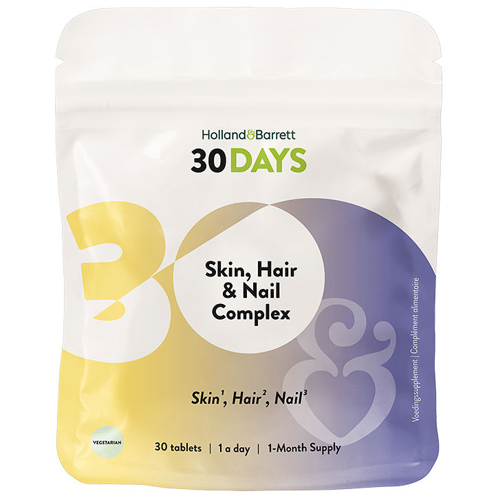 Holland & Barrett 30DAYS Skin, Hair & Nail Complex - 30 tabletten