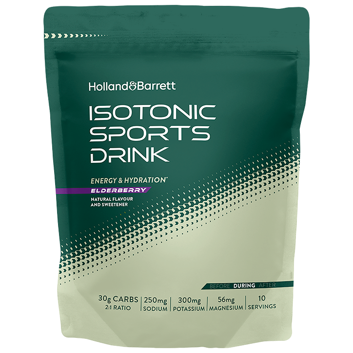 1+1 gratis | Holland & Barrett Isotonic Sports Drink Elderberry - 350g