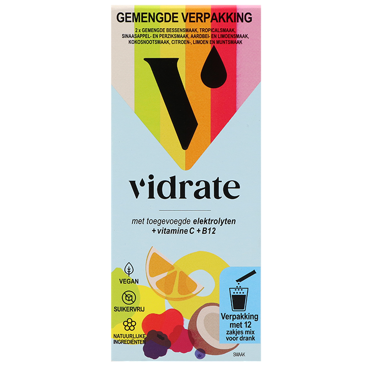 ViDrate Gemengde Verpakking - 12 sachets