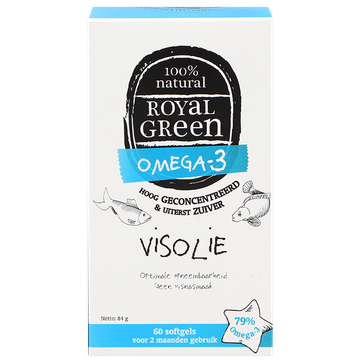 Royal Green 2e product 50% korting Visolie - 60 capsules - 60 stuks