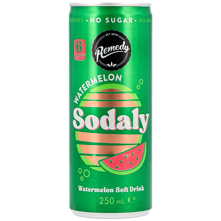 Remedy Sodaly Watermelon Soft Drink - 250ml