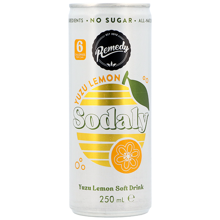 Remedy Sodaly Yuzu Lemon Soft Drink - 250ml