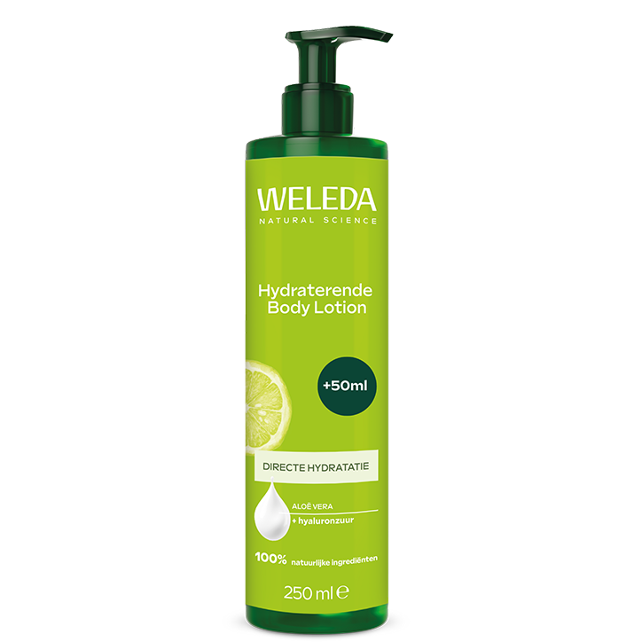 2e product 50% korting | Weleda 24u Hydraterende Body Lotion Aloe Vera Citrus - 250ml