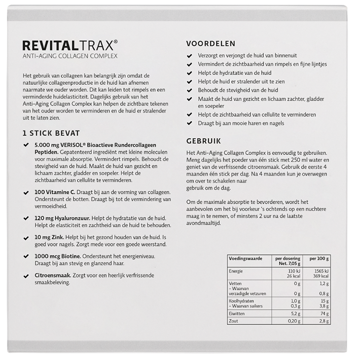 RevitalTrax Complexe de Collagène Anti-Âge Citron - 30 sticks image 3