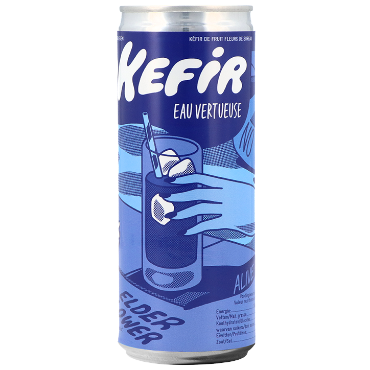 Glutenvrij | Kefir Eau Vertueuse Elderflower - 25cl