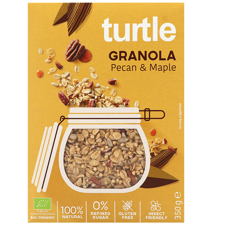 2e product 50% korting | Turtle Granola Pecan & Esdoorn - 350g
