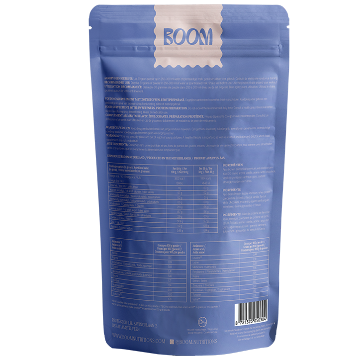 BOOM Whey + Proteïne Vanille - 300g image 2