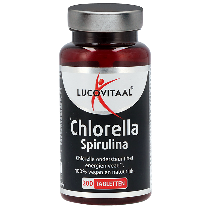 Lucovitaal Chlorella Spirulina - 200 tabletten