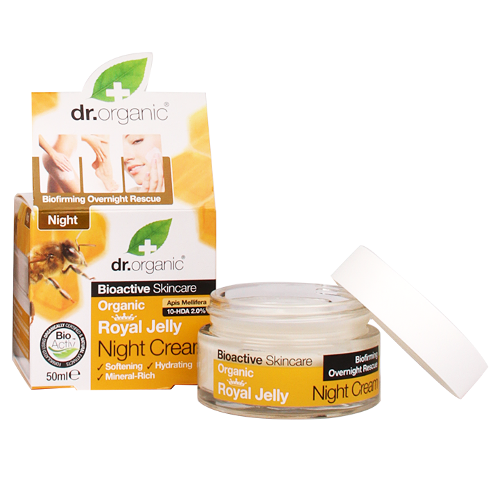 Dr. Organic Royal Jelly Nachtcrème - 50ml image 2