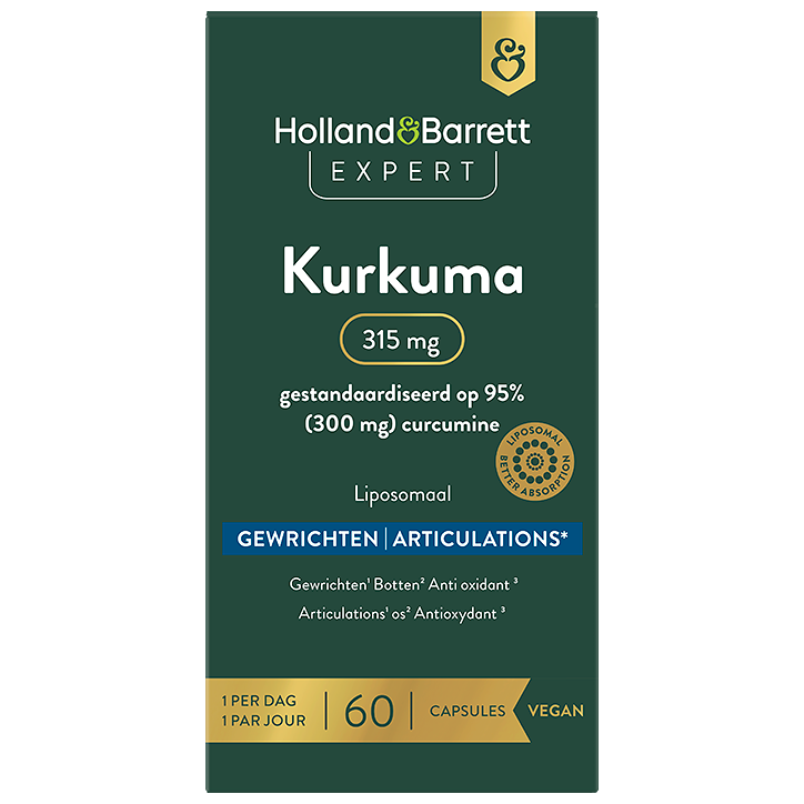 Holland & Barrett Expert Curcuma 315 mg liposomaal - 60 capsules