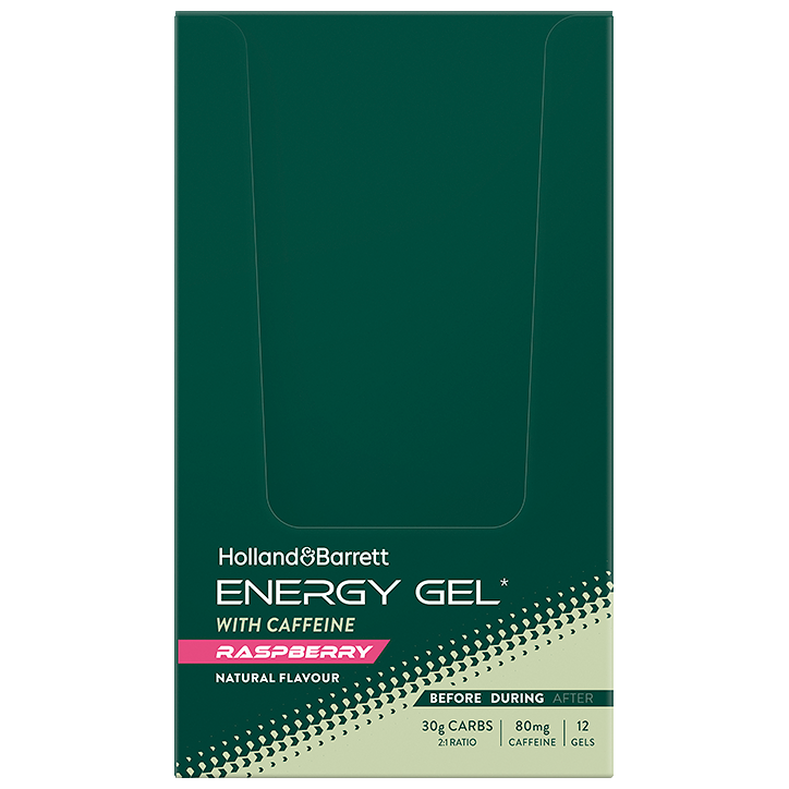 Holland & Barrett Energy Gel Raspberry - 12 x 50g