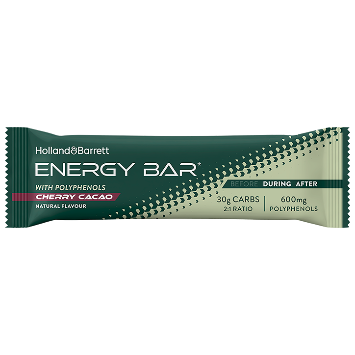 1+1 gratis | Holland & Barrett Energy Bar Cherry Cacao - 48g