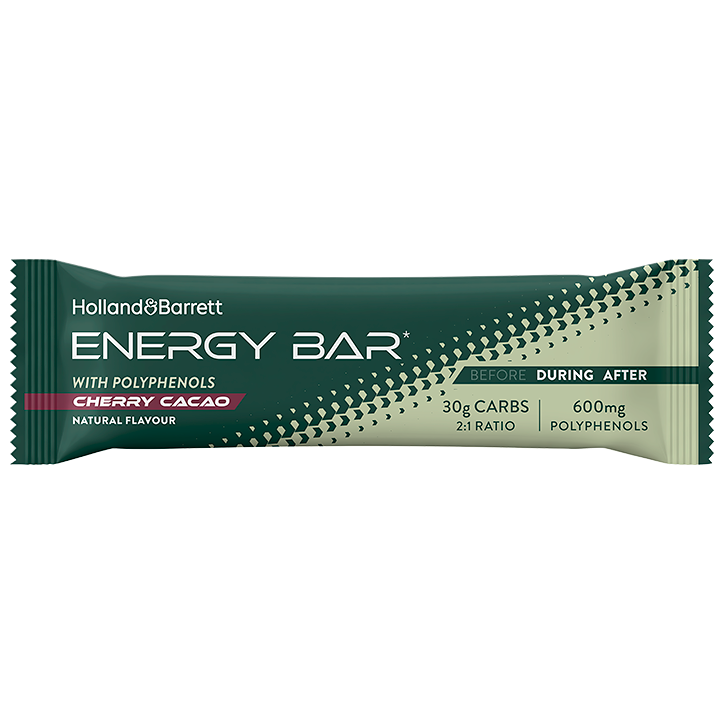Holland & Barrett Energy Bar Cherry Cacao Box - 12 x 48 g
