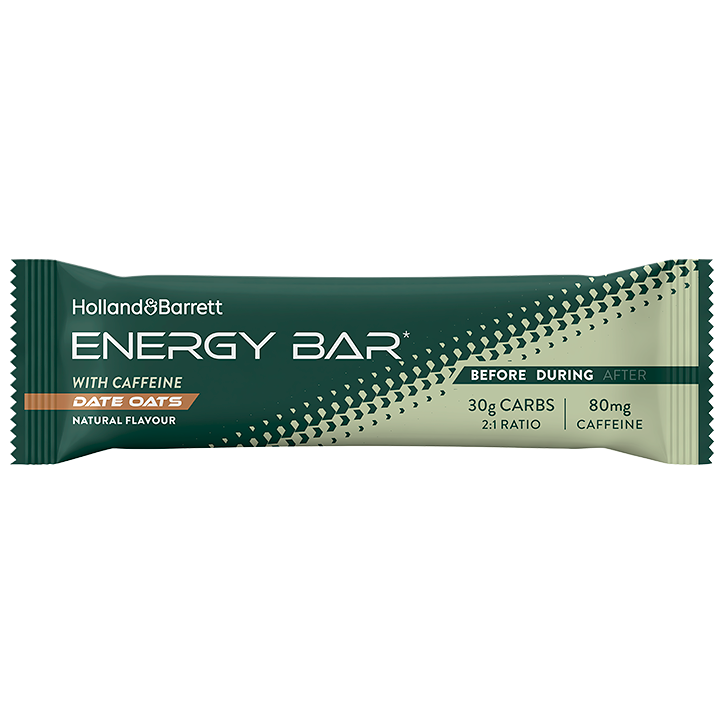 1+1 gratis | Holland & Barrett Energy Bar Caffeine Date Oats - 48g