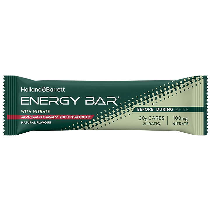 1+1 gratis | Holland & Barrett Energy Bar Nitrate Raspberry Beetroot - 48g
