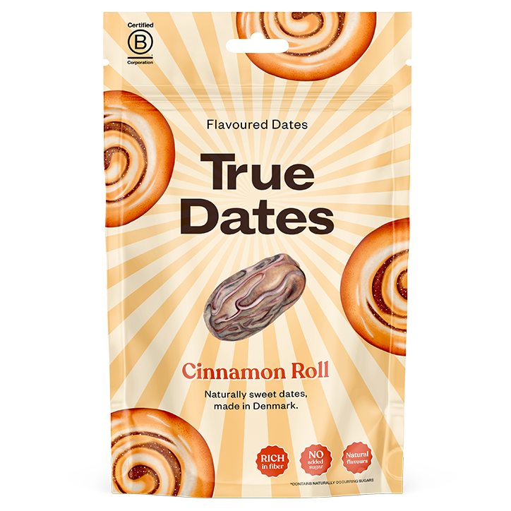 2e product 50% korting | True Dates Cinnamon Roll - 100g