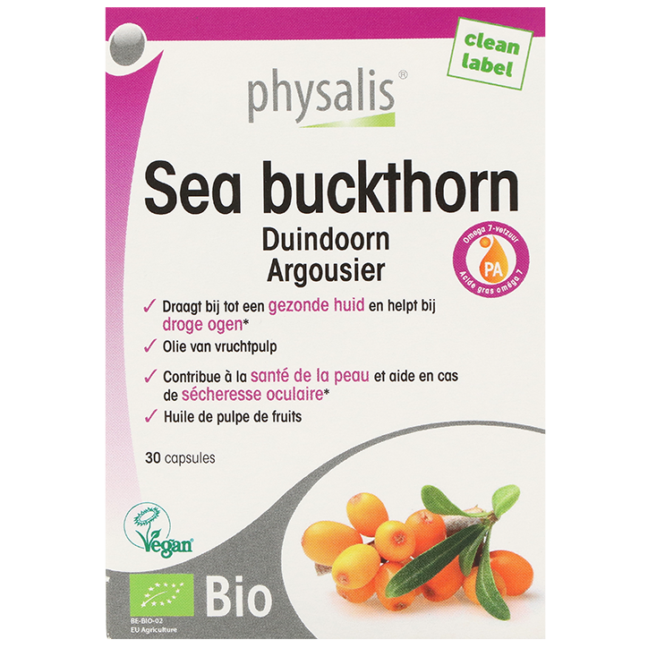 Physalis Sea Buckthorn Duindoorn - 30 capsules