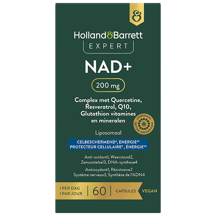 Holland & Barrett Expert NAD+ 200 mg - 60 capsules