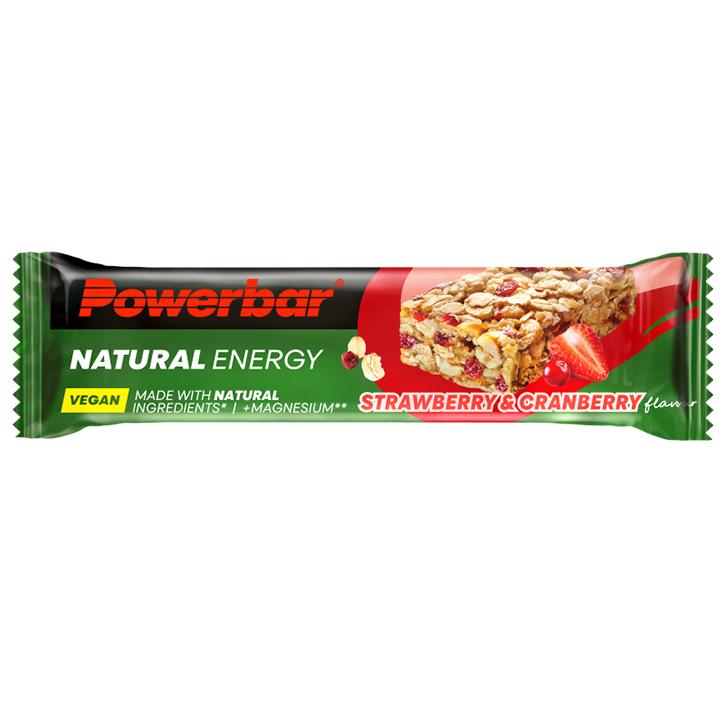 2e product 50% korting | Powerbar Natural Energy Bar Strawberry & Cranberry - 40g