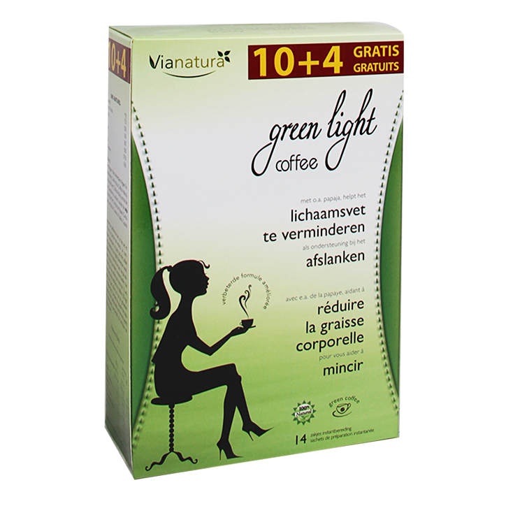 Green Light Afslankkoffie (14 Sachets) image 1