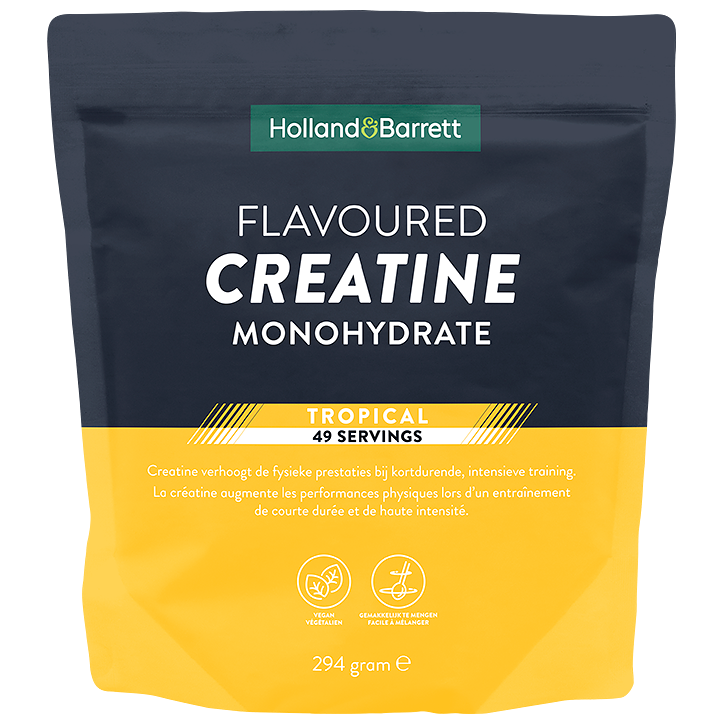1+1 gratis | Holland & Barrett Flavoured Creatine Monohydraat Tropical - 294g