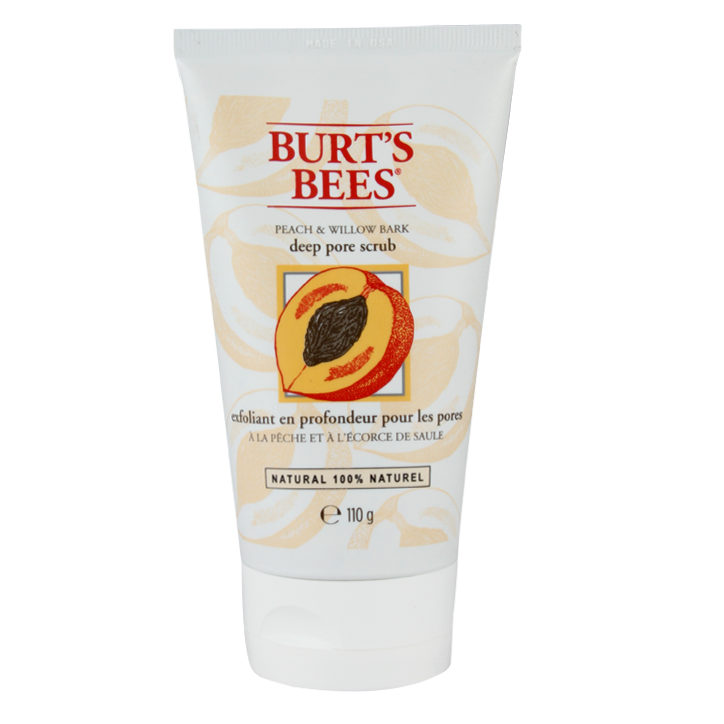 Burt's Bees Deep Pore Scrub Peach & Willow Bark image 1