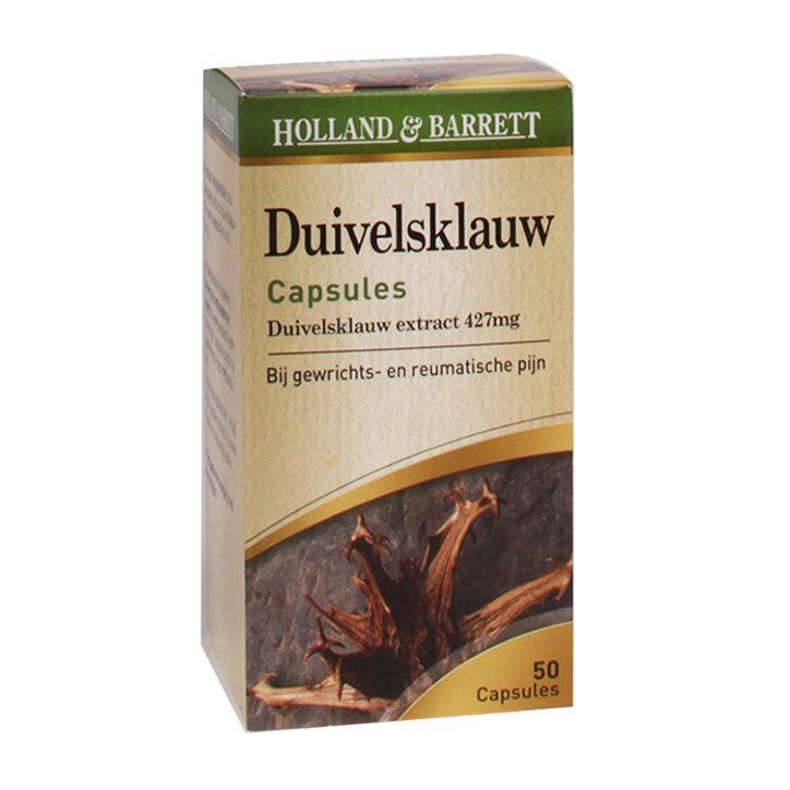 Holland & Barrett Duivelsklauw, 427mg (50 Capsules) image 1