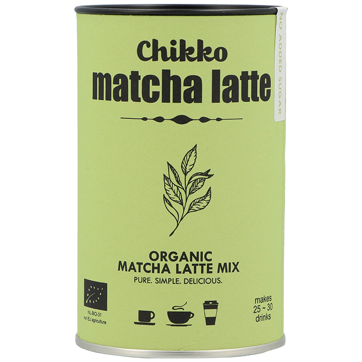 2e product 50% korting | Chikko Organic Matcha Latte Mix - 130g