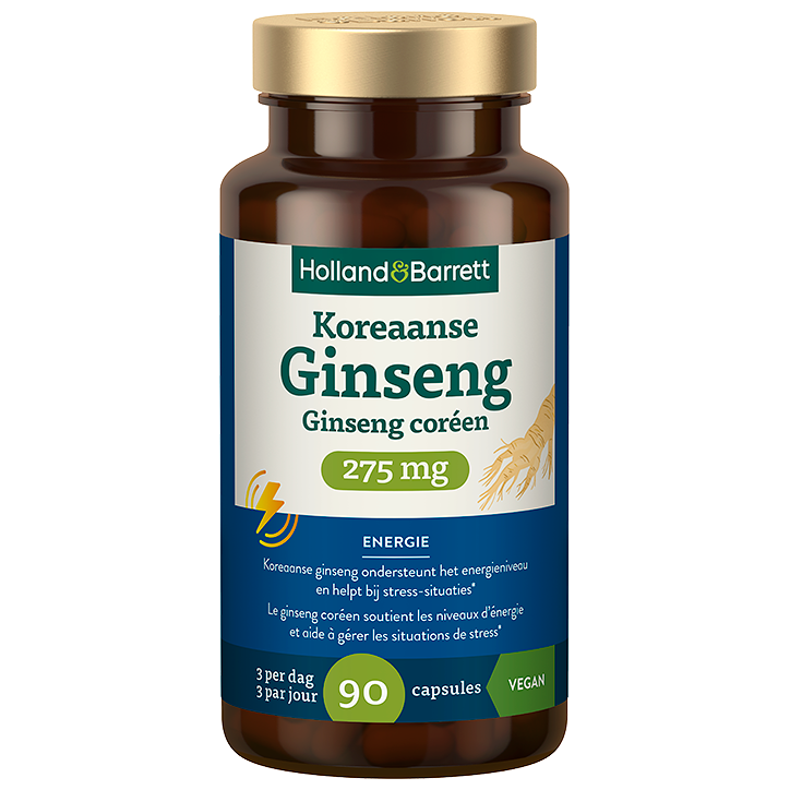 Holland & Barrett Koreaanse Ginseng 275mg - 90 capsules